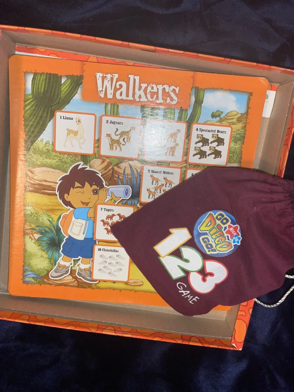 Go Diego Go! 1-2-3 Game - Blue
